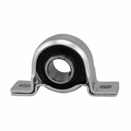 AMI BEARINGS SINGLE ROW BALL BEARING - 1-1/8 IN. NARROW SET SCREW PRESSED STEEL PLW BLK/RUB CUSH BPR6-18